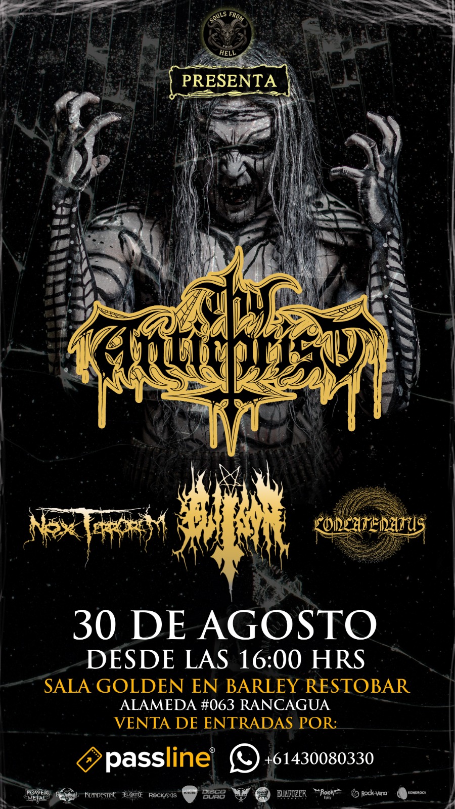 Thy Antichrist suma fecha en Rancagua para este 30 de agosto